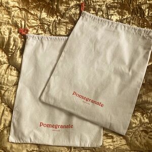 Pomegranate🌿 2 Drawstring Storage Bags/ Sacks.